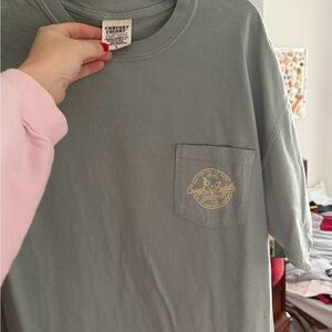 Comfort Colors Sage Tee with Pocket